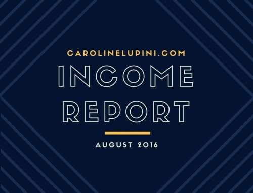 August 2016 Income Report